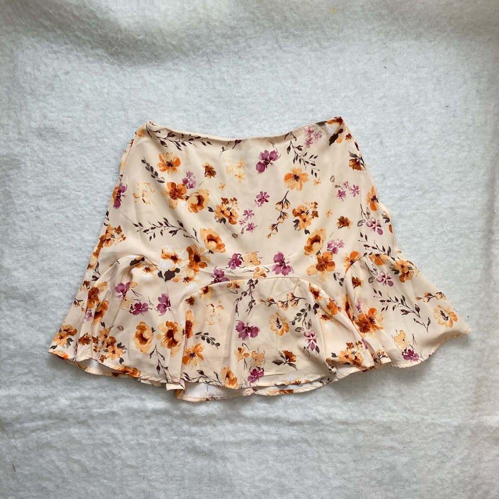 NWT Francescas floral skirt